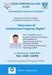 Webinar on IPR